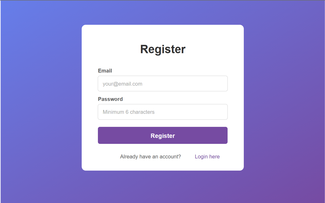 Friend Manager dashboard